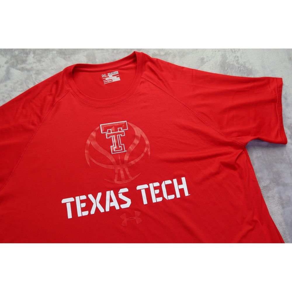 Under Armour Texas Tech Red Raiders Performance T Shirt Men's‎ Size 2XL